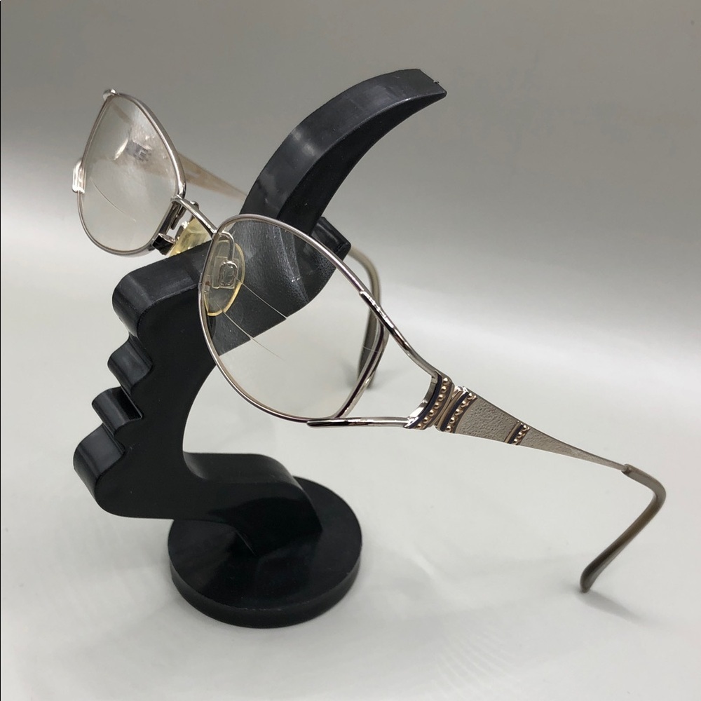 charmant ch 10830 wp eyeglasses silver oval FRAMES pure titanium Japan 49 17 145